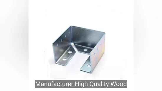 Suporte em U de metal reforçado com aço de hardware de estampagem OEM ODM personalizado de fábrica profissional para prateleiras